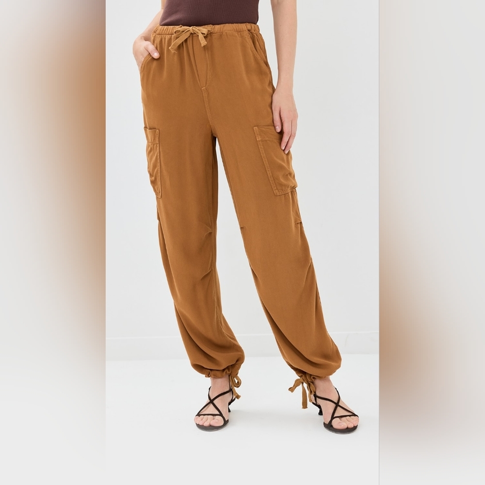 Le Jean Parachute Pants Camel Brown Size 10 $248 - Picture 3 of 11